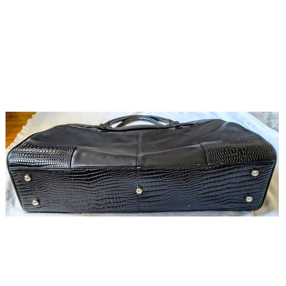 Vintage Levenger Leather Carry Briefcase